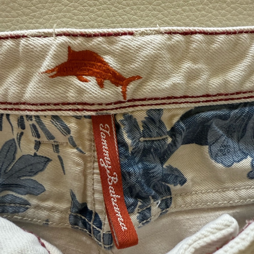 Tommy Bahama Men's Cream Straight Jeans - Picture 3 of 8